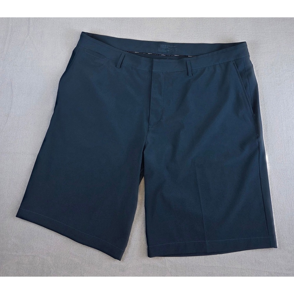 Nike Golf Dri-FIT UV Chino Shorts Mens 40 Blue Comfort Performance 833224-454